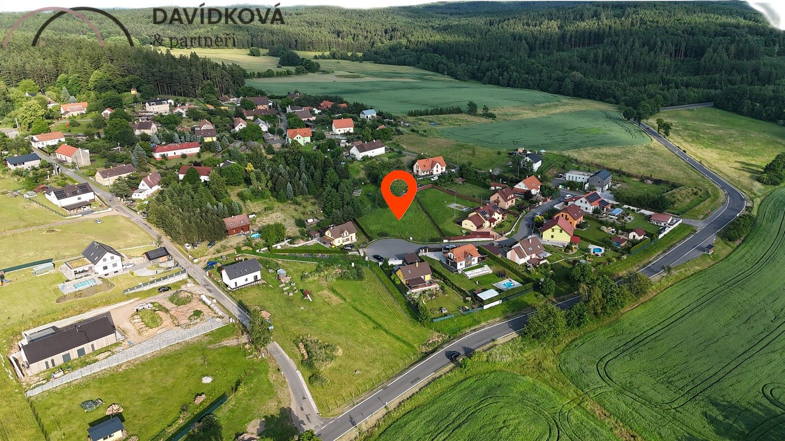 Pozemky pro bydlení, Hluboš, 1 286 m²