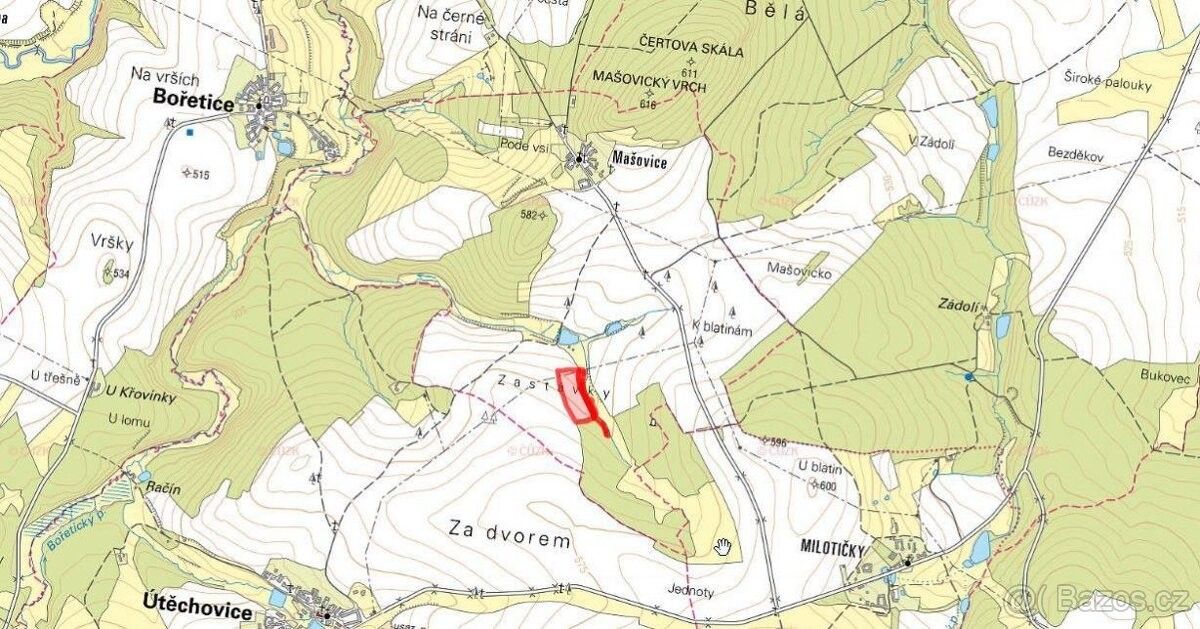 Prodej zemědělský pozemek - Pacov, 395 01