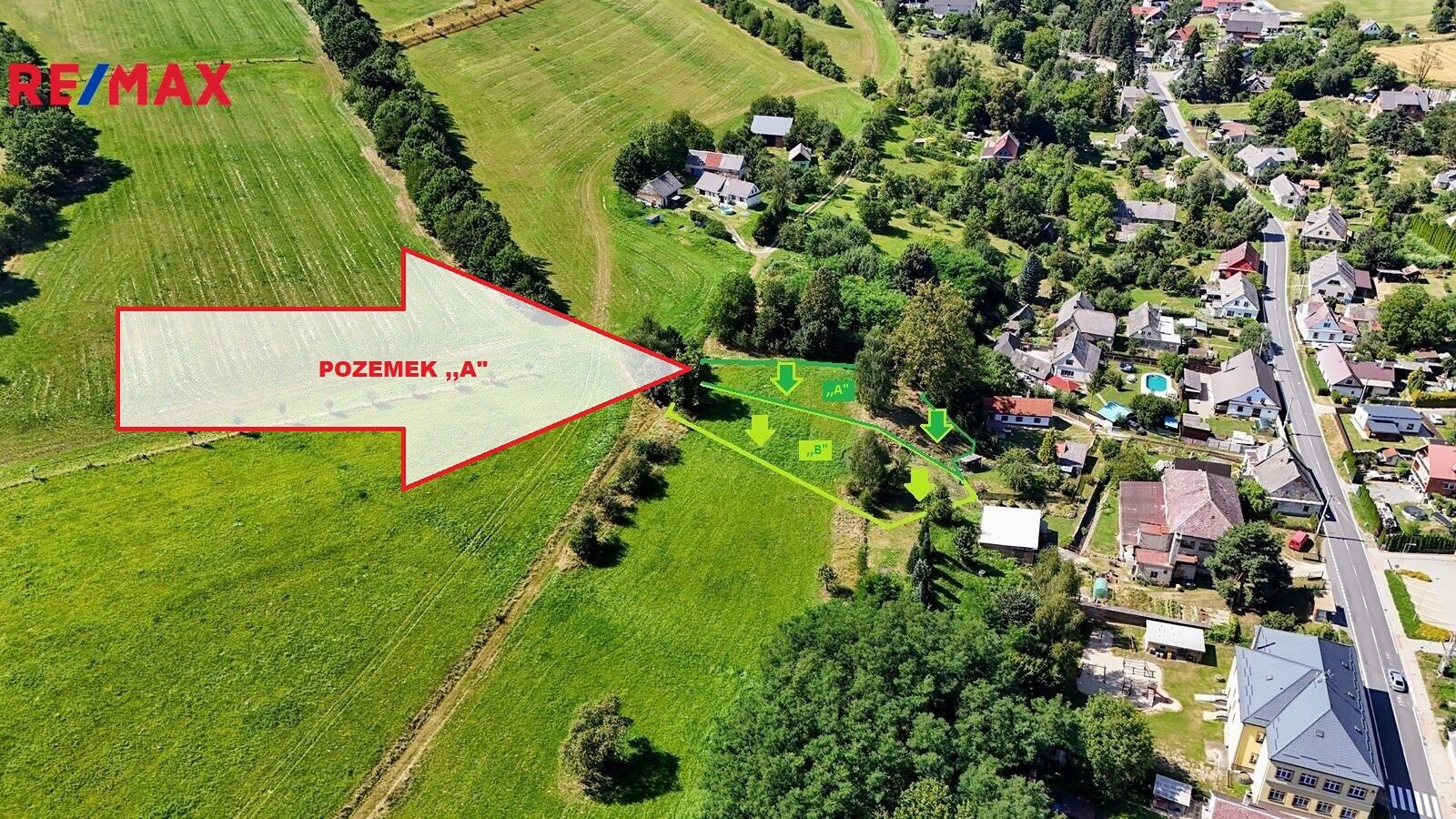 Pozemky pro bydlení, Libina, 1 196 m²