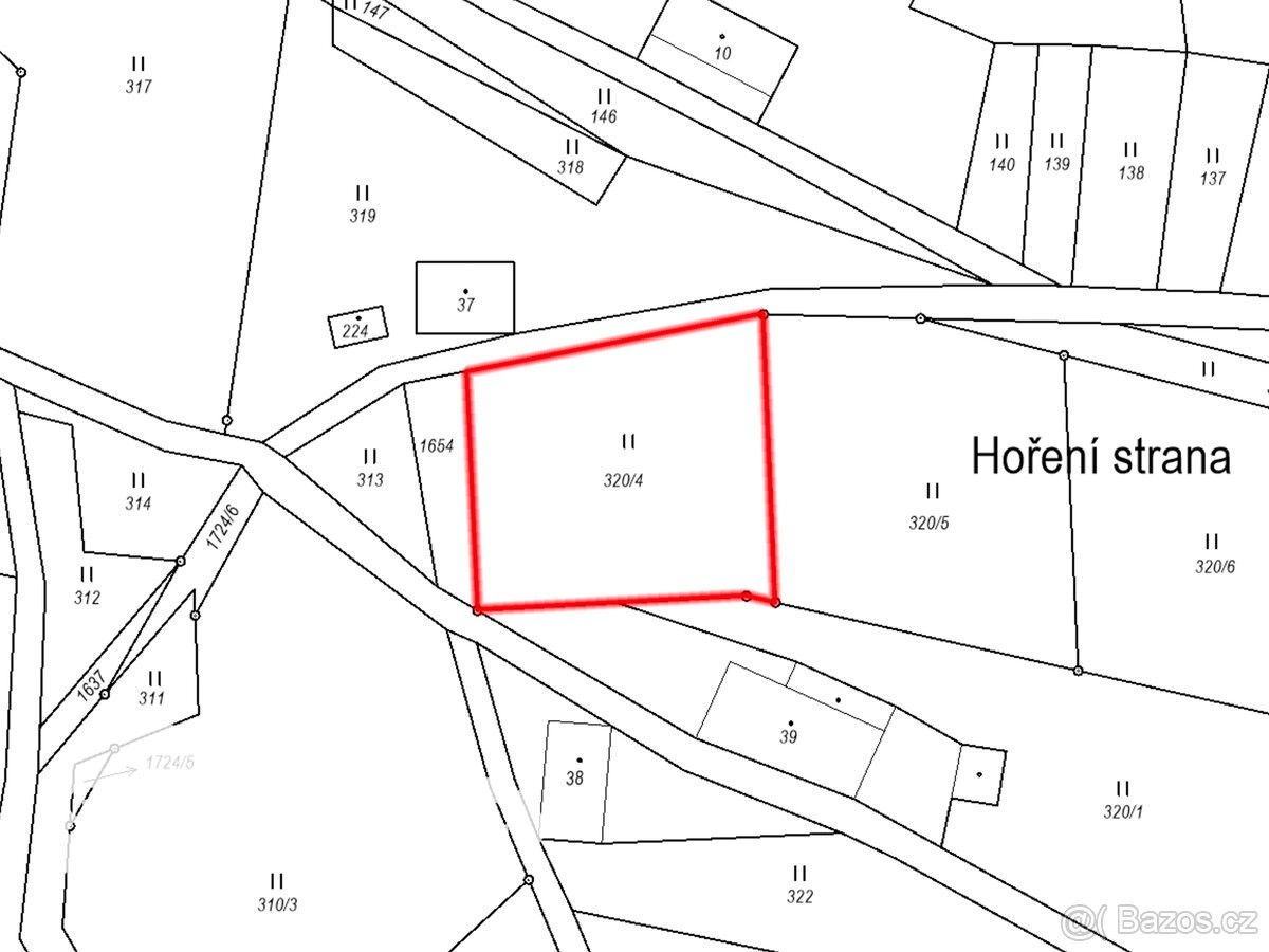 Prodej zemědělský pozemek - Jilemnice, 514 01, 1 008 m²