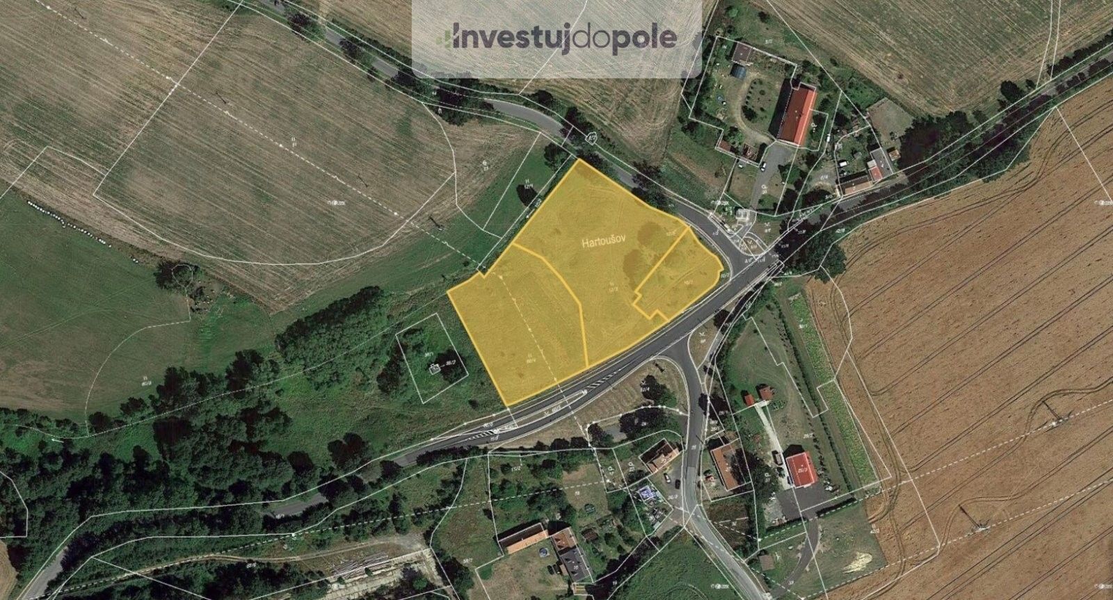 Pozemky pro bydlení, Hartoušov, Nebanice, 9 202 m²