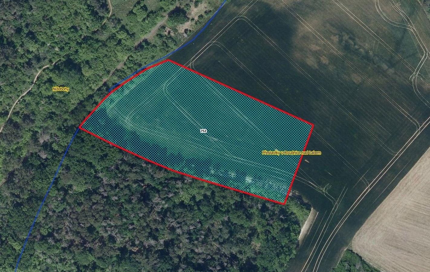 Zemědělské pozemky, Přestavlky, 9 607 m²