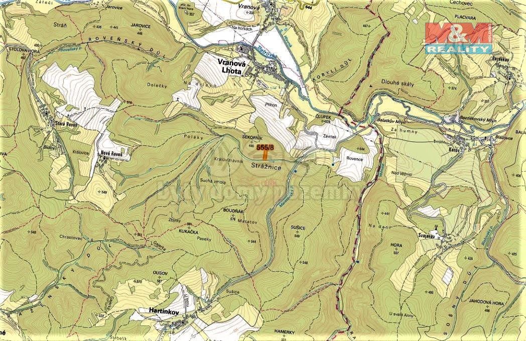 Prodej les - Moravská Třebová, 571 01, 2 021 m²