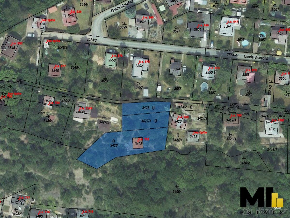Prodej zahrada - Černošice, 252 28, 1 145 m²
