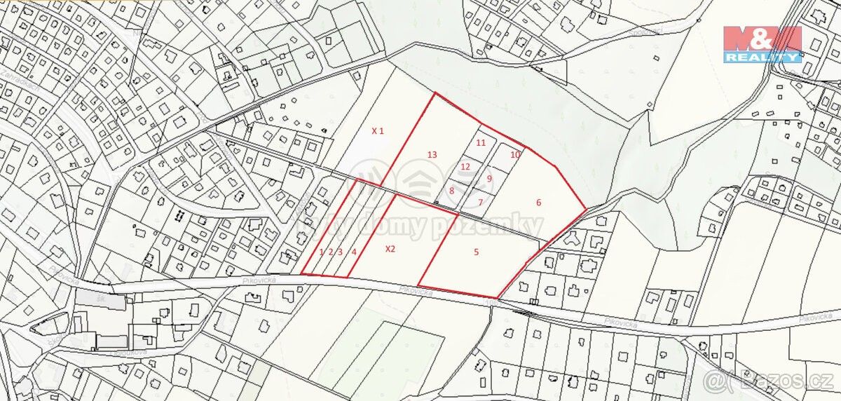 Pozemky pro bydlení, Hradištko, 252 09, 1 093 m²