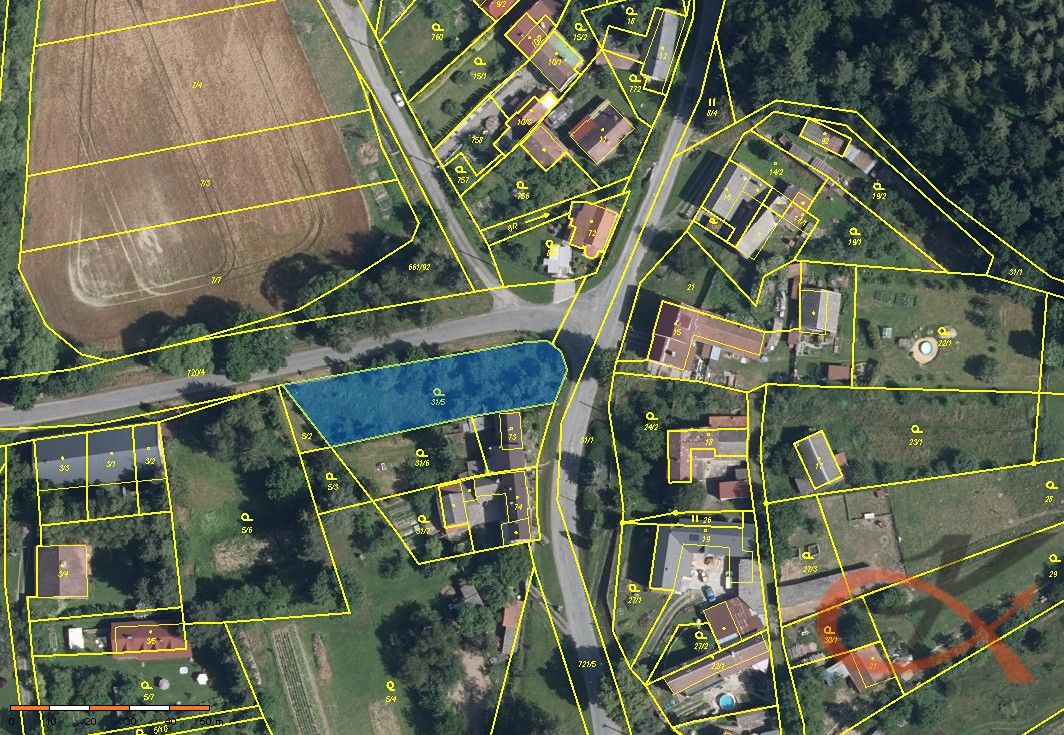 Prodej pozemek pro bydlení - Laškov, 1 020 m²