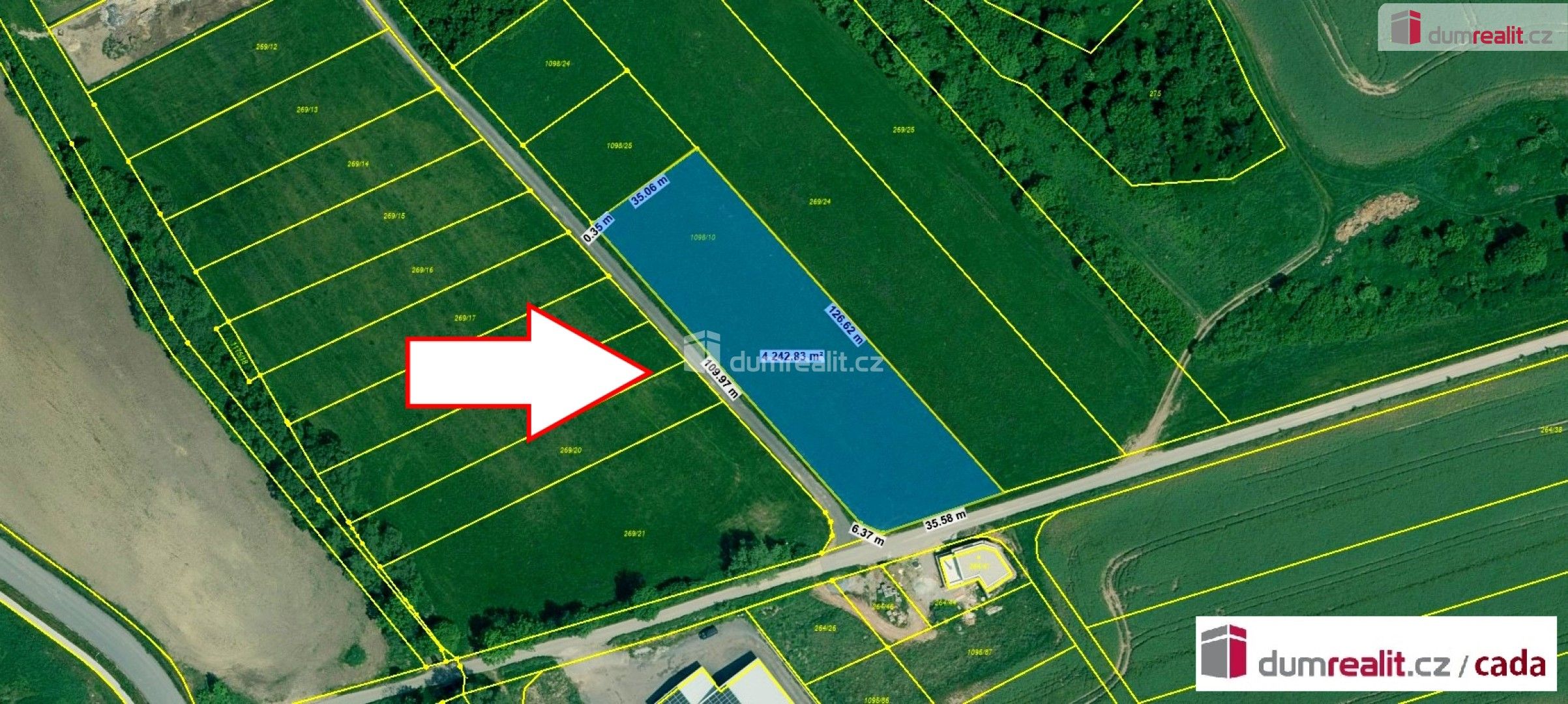 Komerční pozemky, Úsilné, 4 194 m²