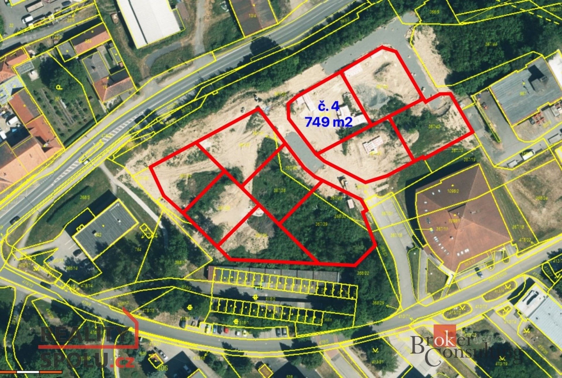 Pozemky pro bydlení, Stará cesta, Plasy, 749 m²
