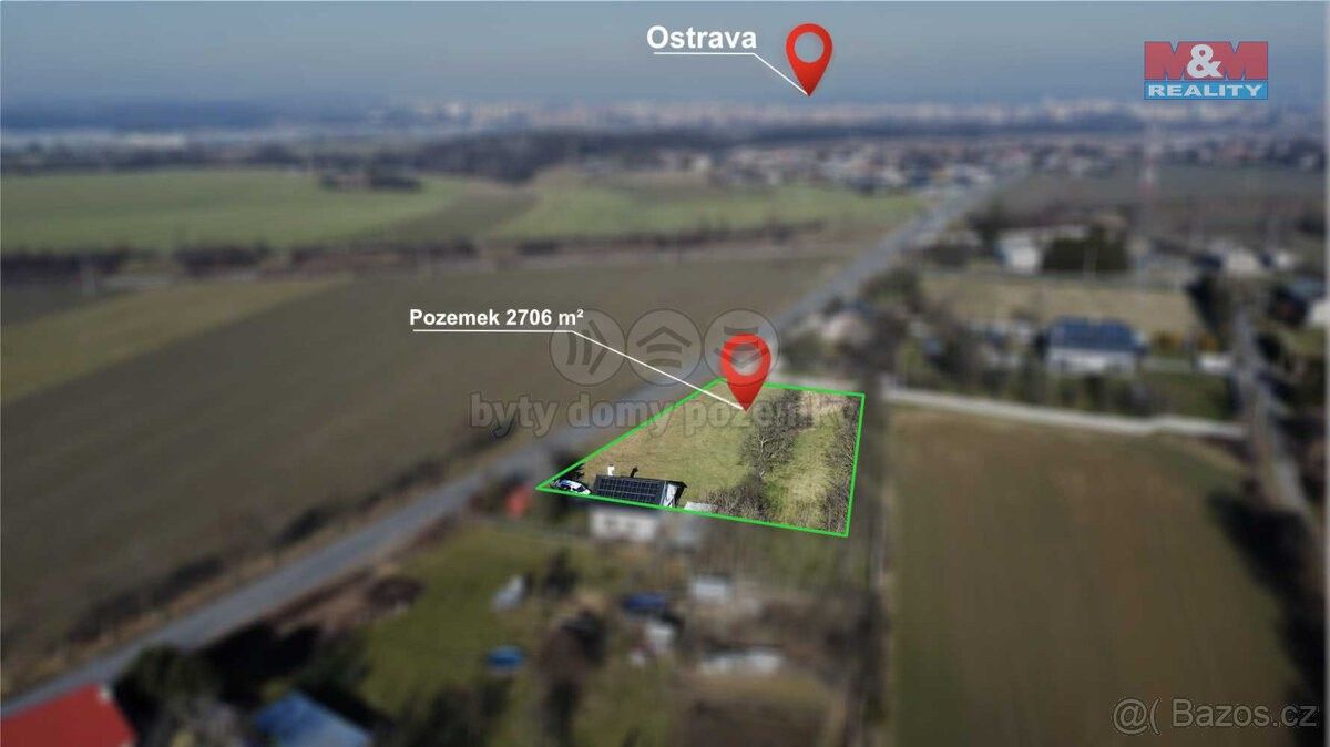 Prodej pozemek pro bydlení - Ostrava, 725 25, 2 706 m²