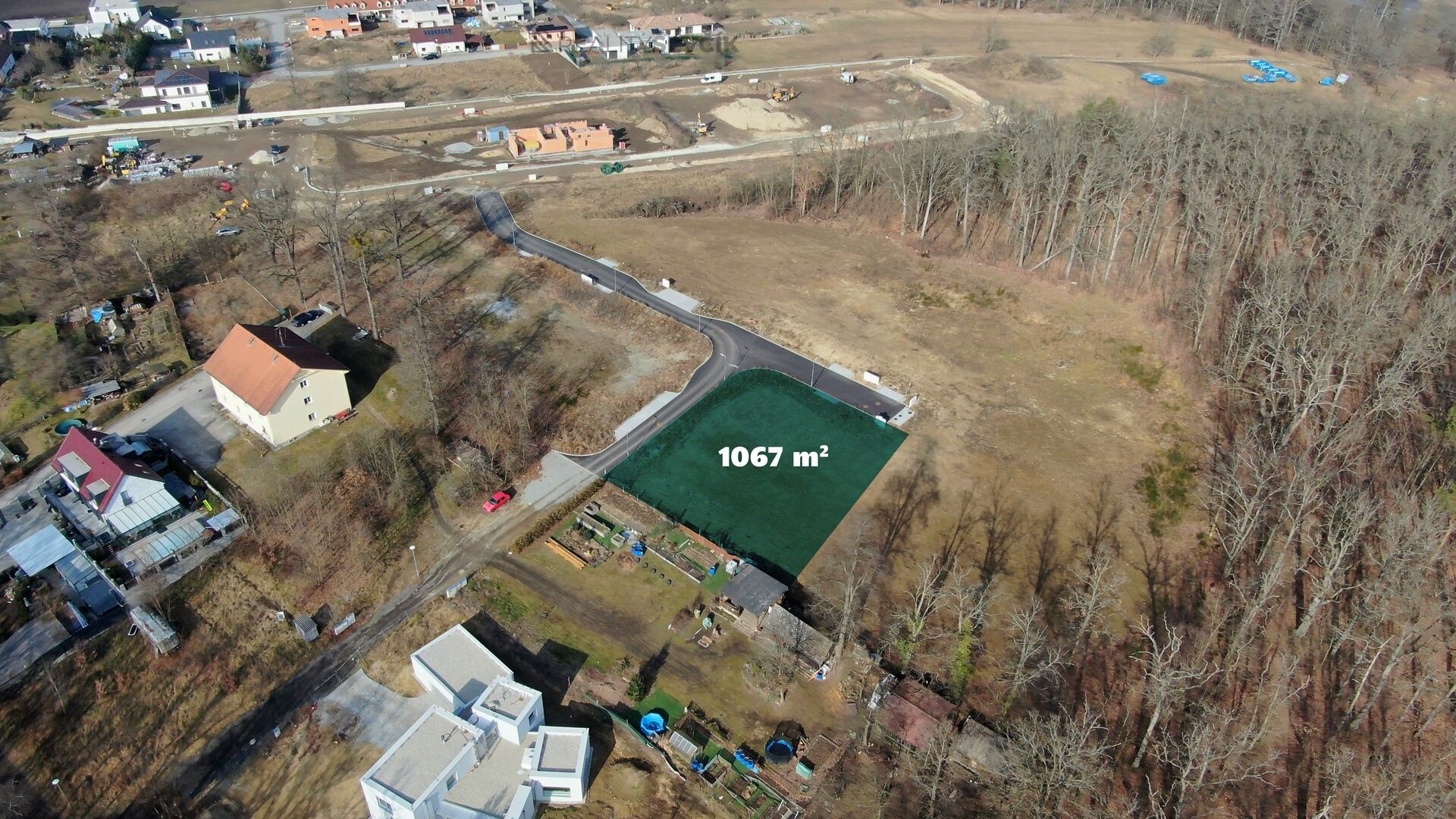 Pozemky pro bydlení, Lesní, Hluboká nad Vltavou, 1 067 m²