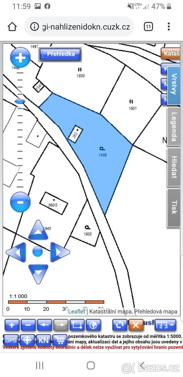 Prodej zahrada - Chyše, 364 53, 1 869 m²