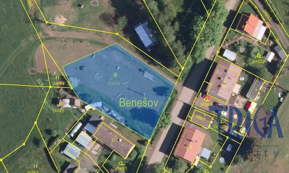 Pozemky pro bydlení, Benešov, Broumov, 1 386 m²