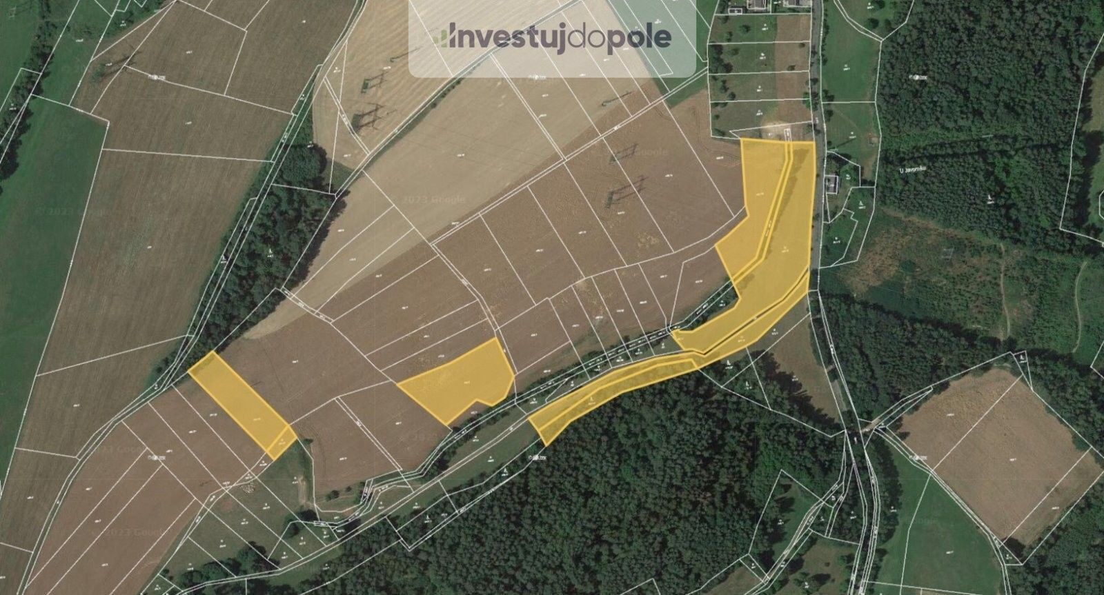 Zemědělské pozemky, Javorník, Proseč pod Ještědem, 14 459 m²