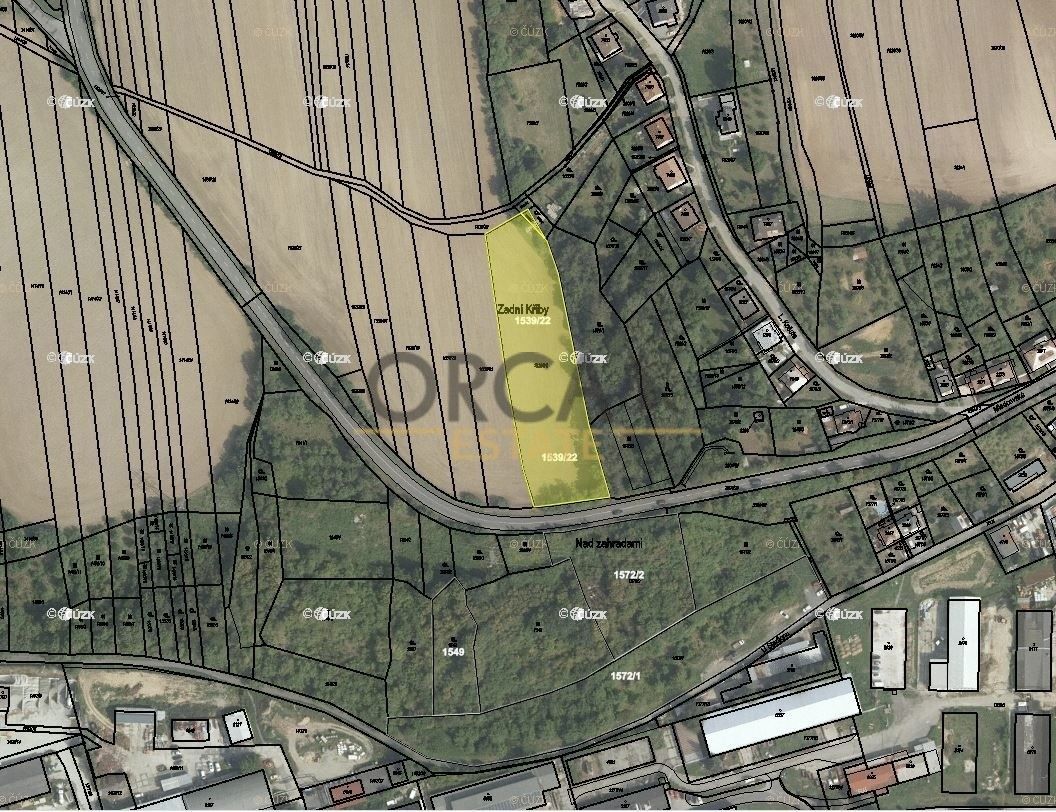 Zemědělské pozemky, Zlín, 760 01, 3 758 m²