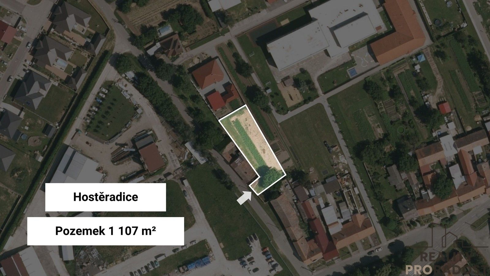 Pozemky pro bydlení, Hostěradice, 1 107 m²