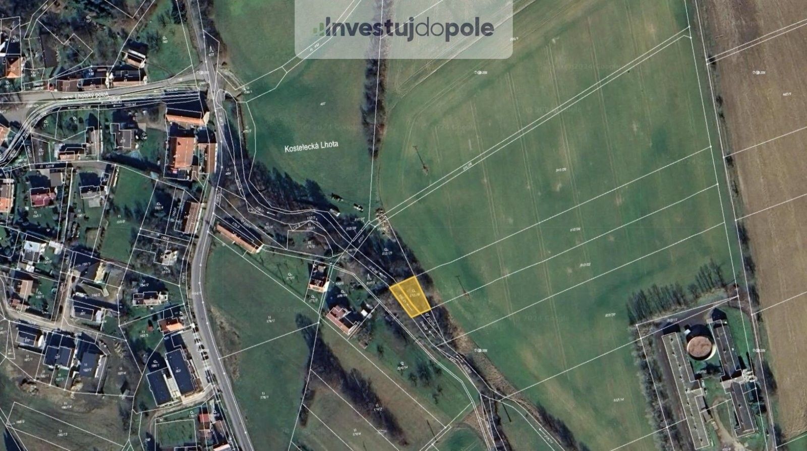 Prodej zahrada - Kostelecká Lhota, Kostelec nad Orlicí, 2 094 m²