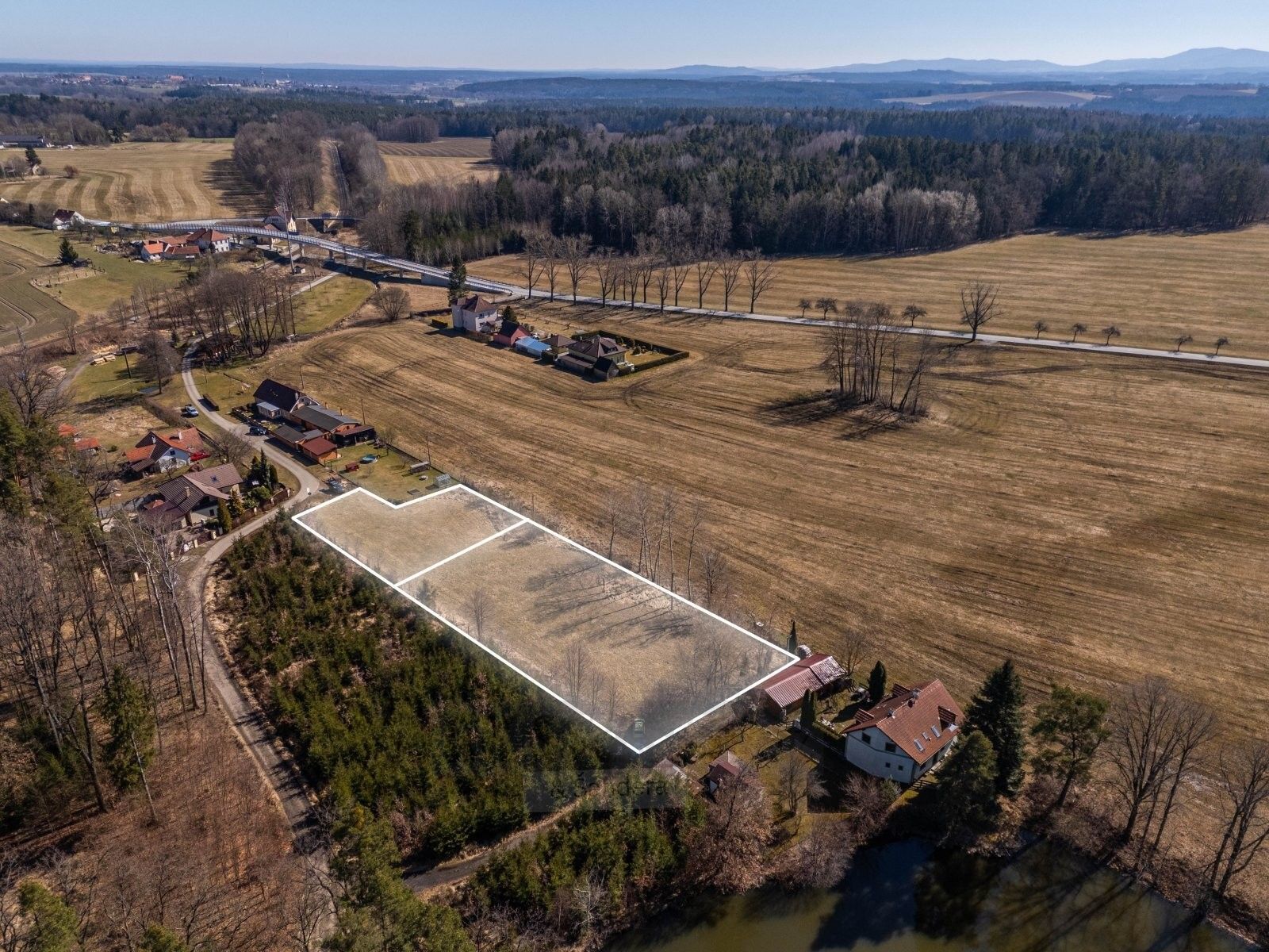 Pozemky pro bydlení, Strážkovice, 3 538 m²