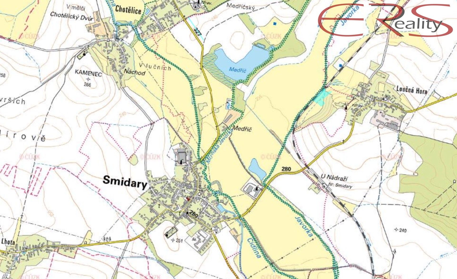 Prodej zemědělský pozemek - Chotělice, Smidary, 12 012 m²