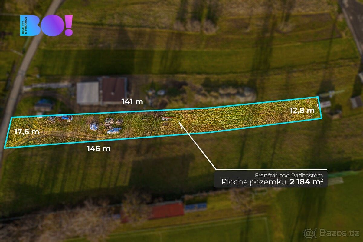 Prodej pozemek pro bydlení - Frenštát pod Radhoštěm, 744 01, 2 184 m²