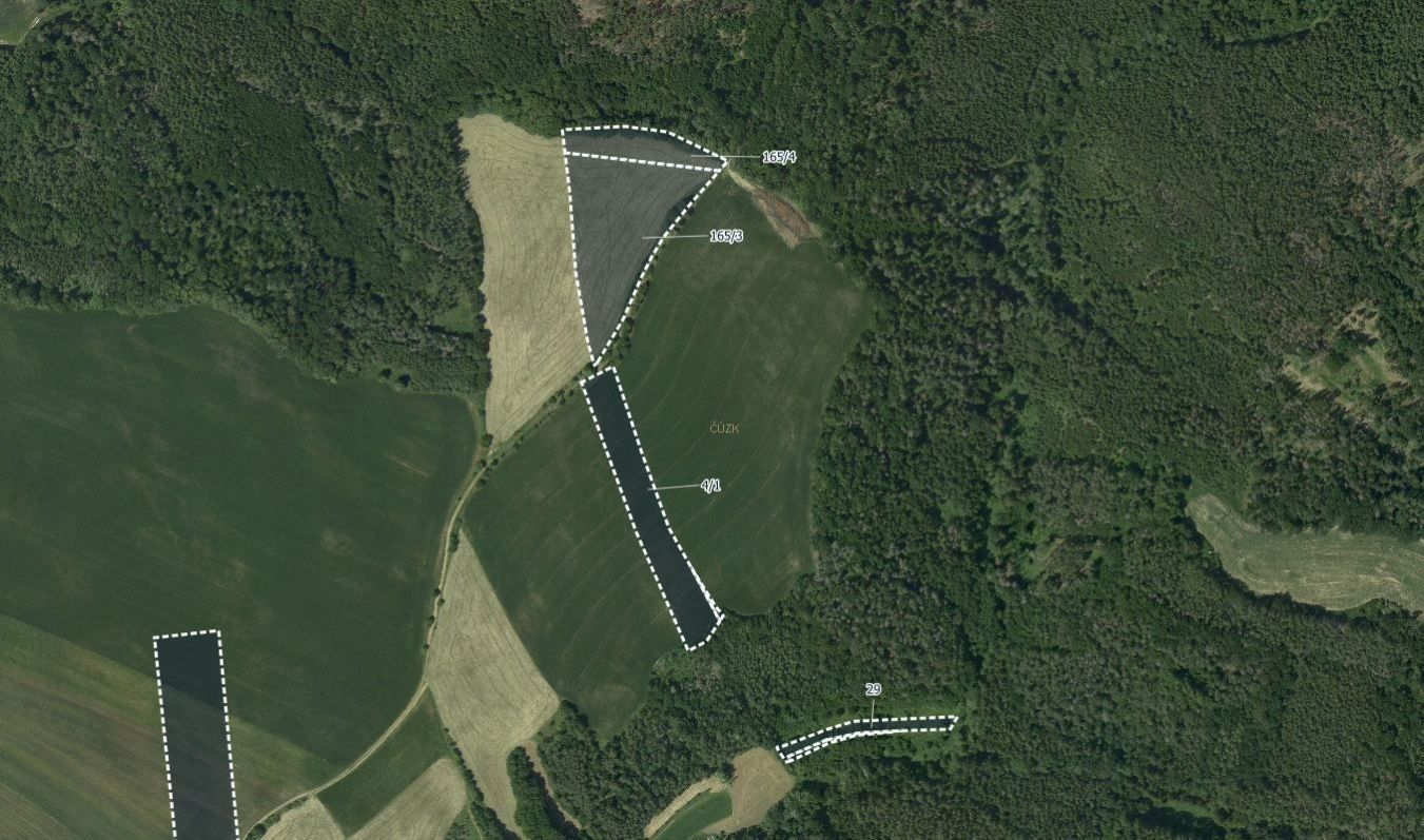 Zemědělské pozemky, Slatinka, Letovice, 9 748 m²