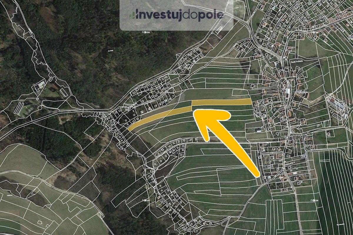 Prodej zemědělský pozemek - Černé Voděrady, 3 741 m²
