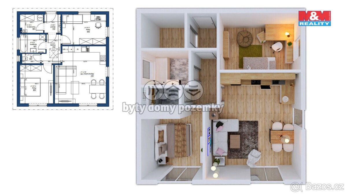 Prodej pozemek pro bydlení - Milevsko, 399 01, 1 970 m²