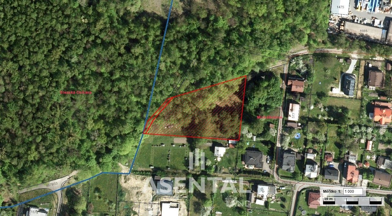Pozemky pro bydlení, Liškova, Ostrava, 3 184 m²