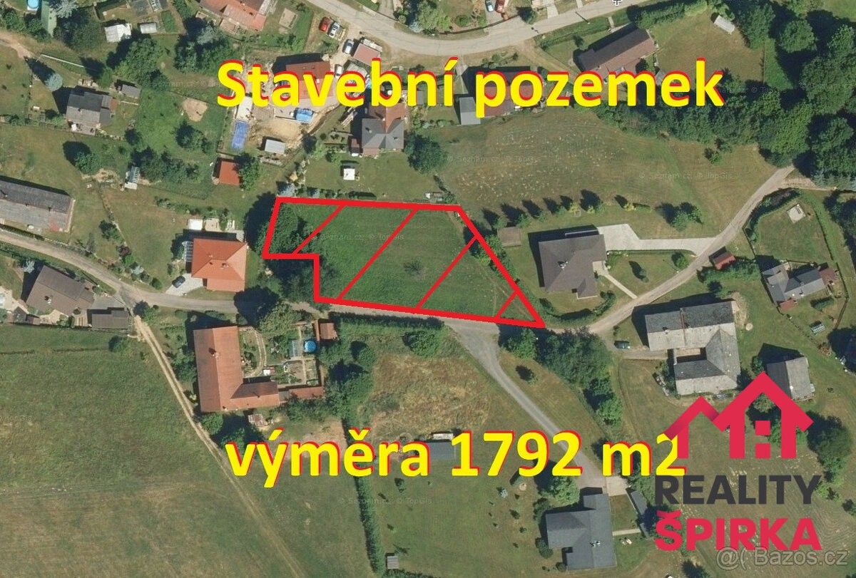 Pozemky pro bydlení, Ústí nad Orlicí, 562 01, 1 792 m²