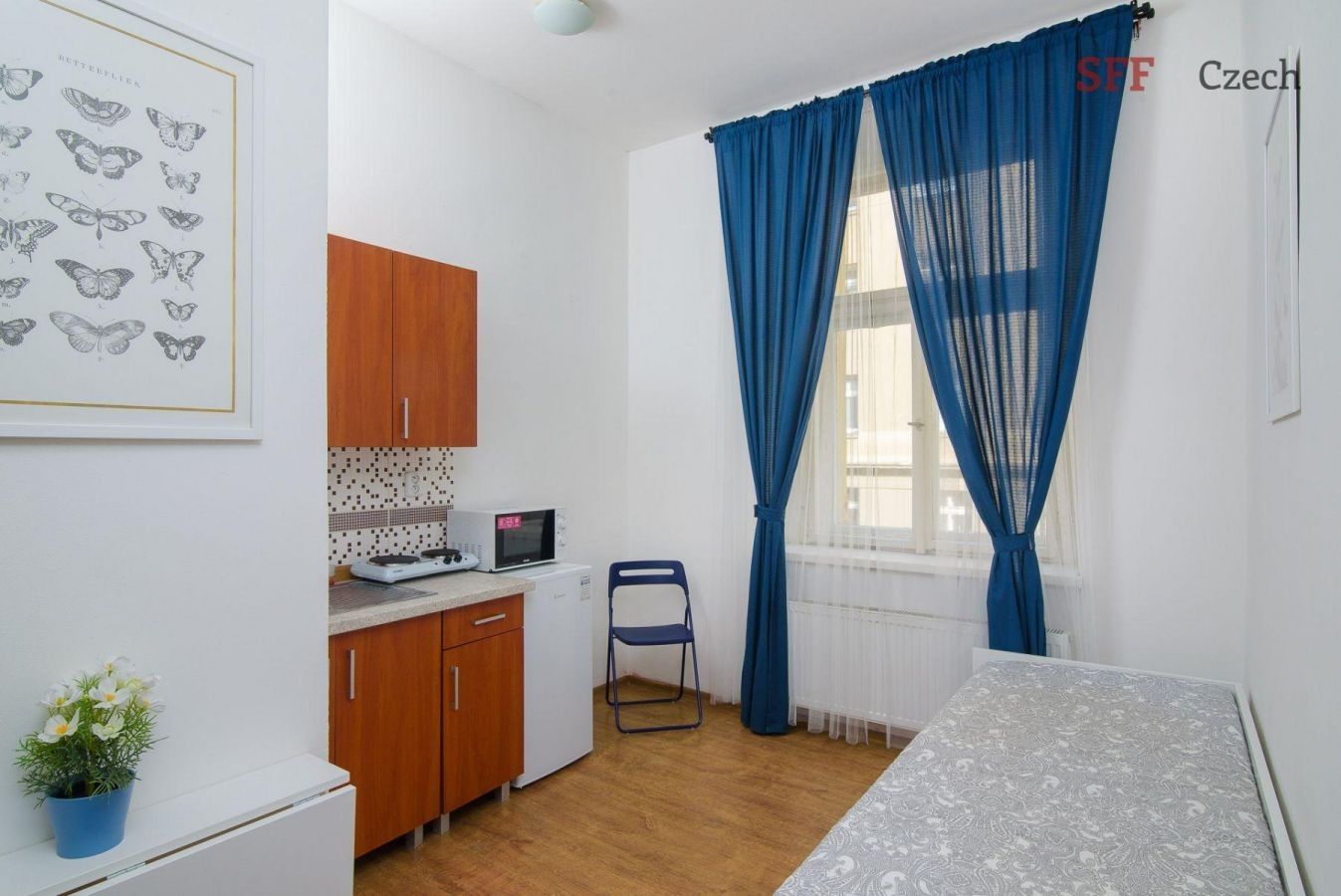 1+kk, Čestmírova, Praha, 17 m²