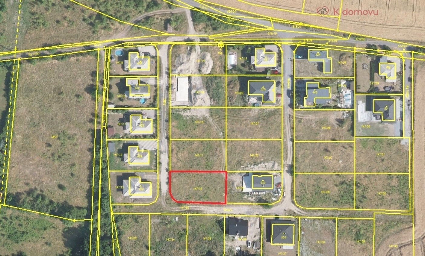 Pozemky pro bydlení, Polní, Kralupy nad Vltavou, 742 m²