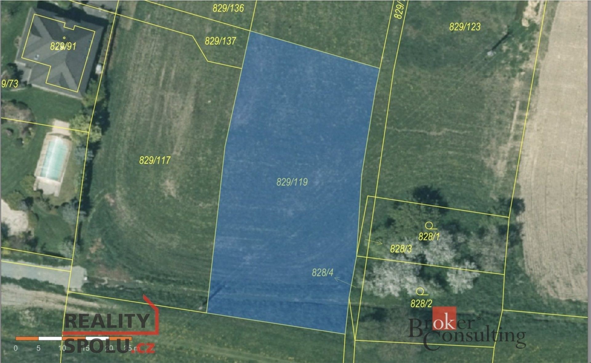 Prodej pozemek pro bydlení - Zlatá, Zruč-Senec, 1 718 m²