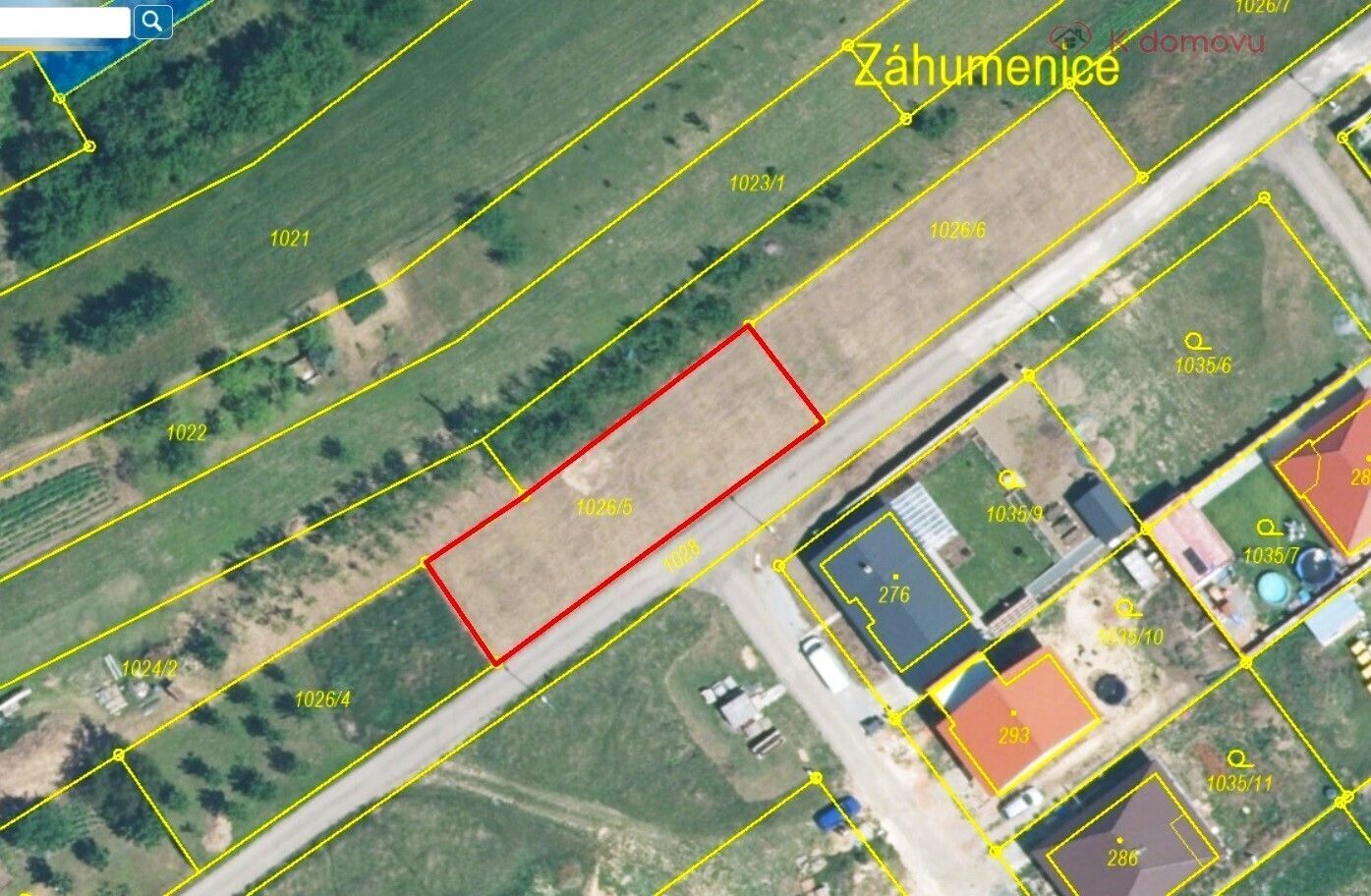 Pozemky pro bydlení, Kozojídky, 500 m²