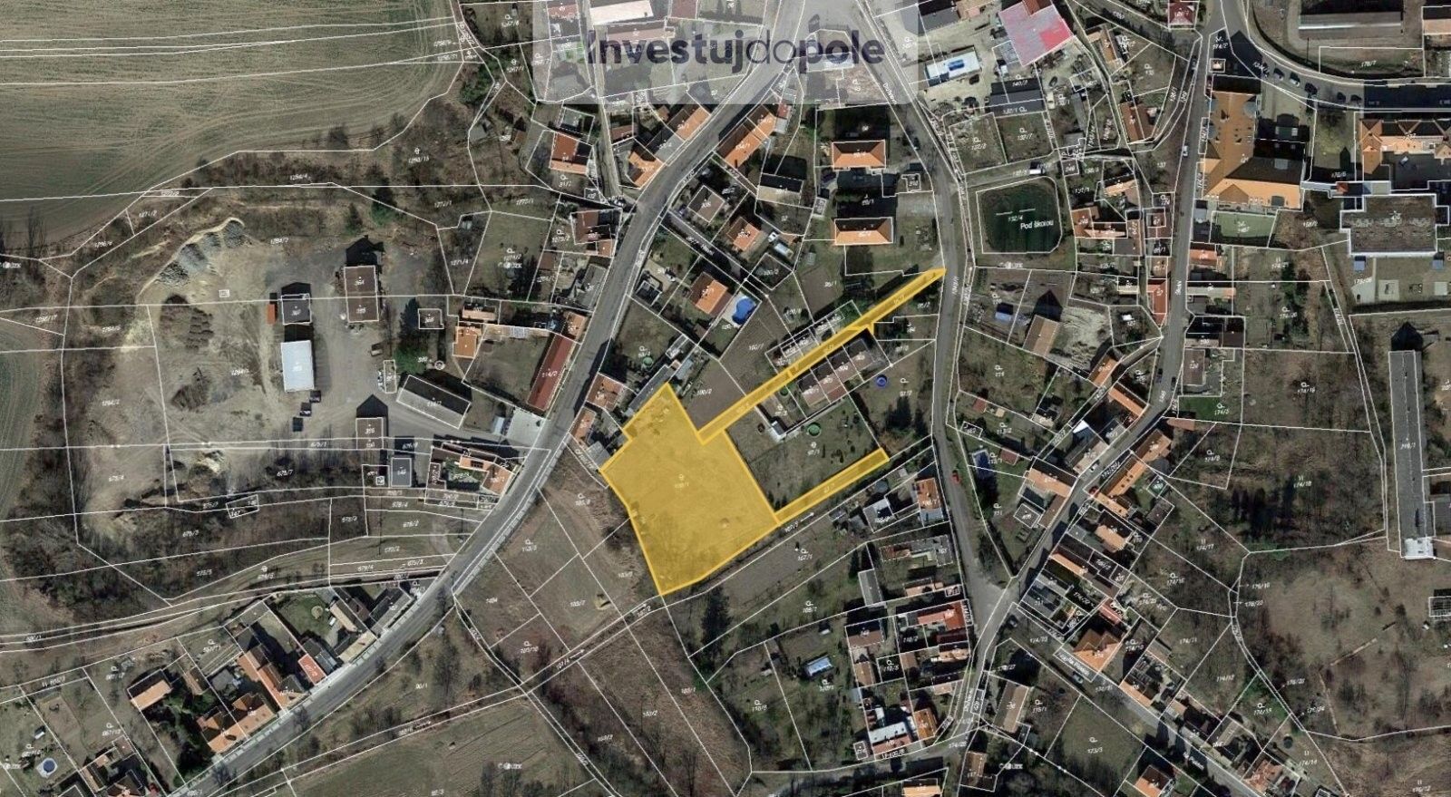 Pozemky pro bydlení, Mšené-lázně, 3 529 m²