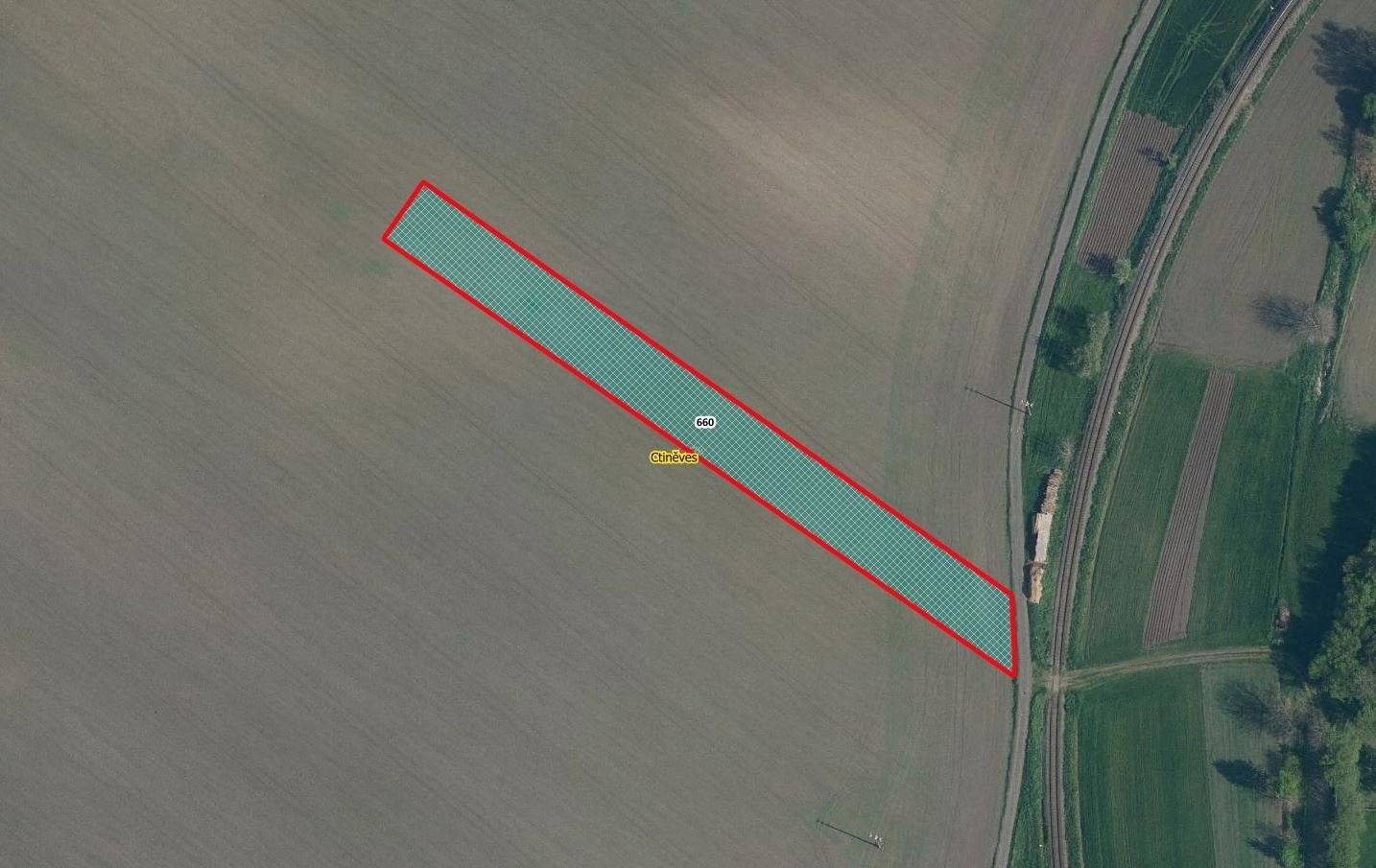 Zemědělské pozemky, Ctiněves, 2 611 m²