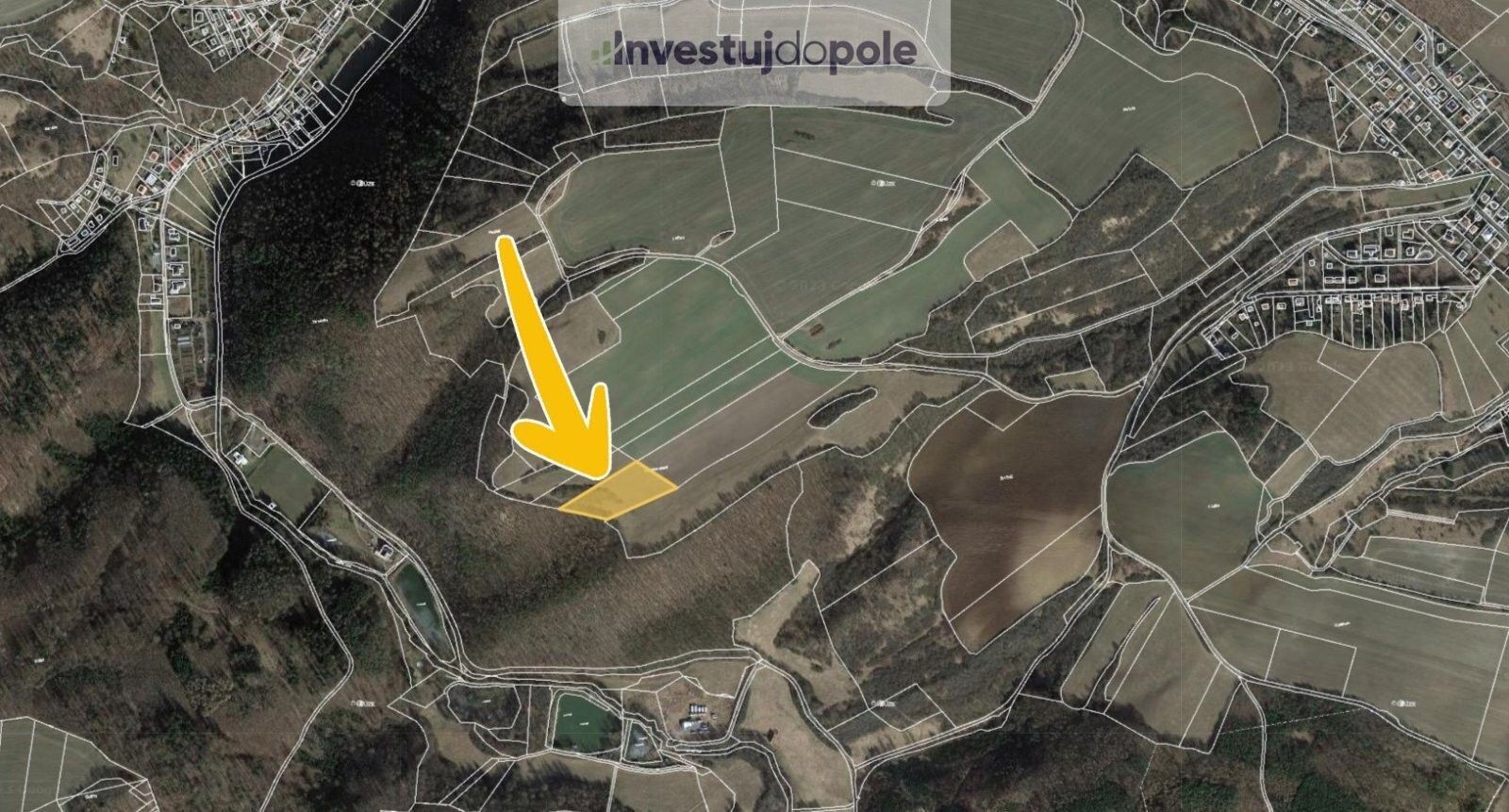 Prodej louka - Stradonice, Nižbor, 7 186 m²