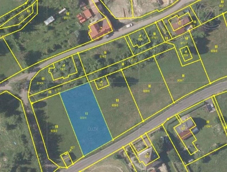 Pozemky pro bydlení, Staré Křečany, 1 139 m²