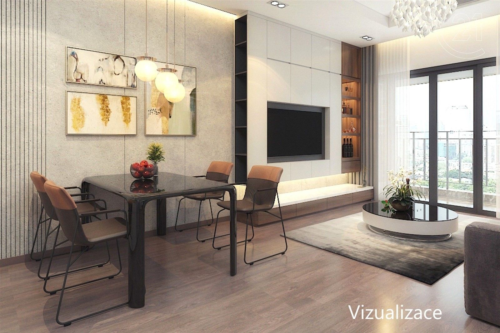 2+kk, Nusle, Praha, 59 m²