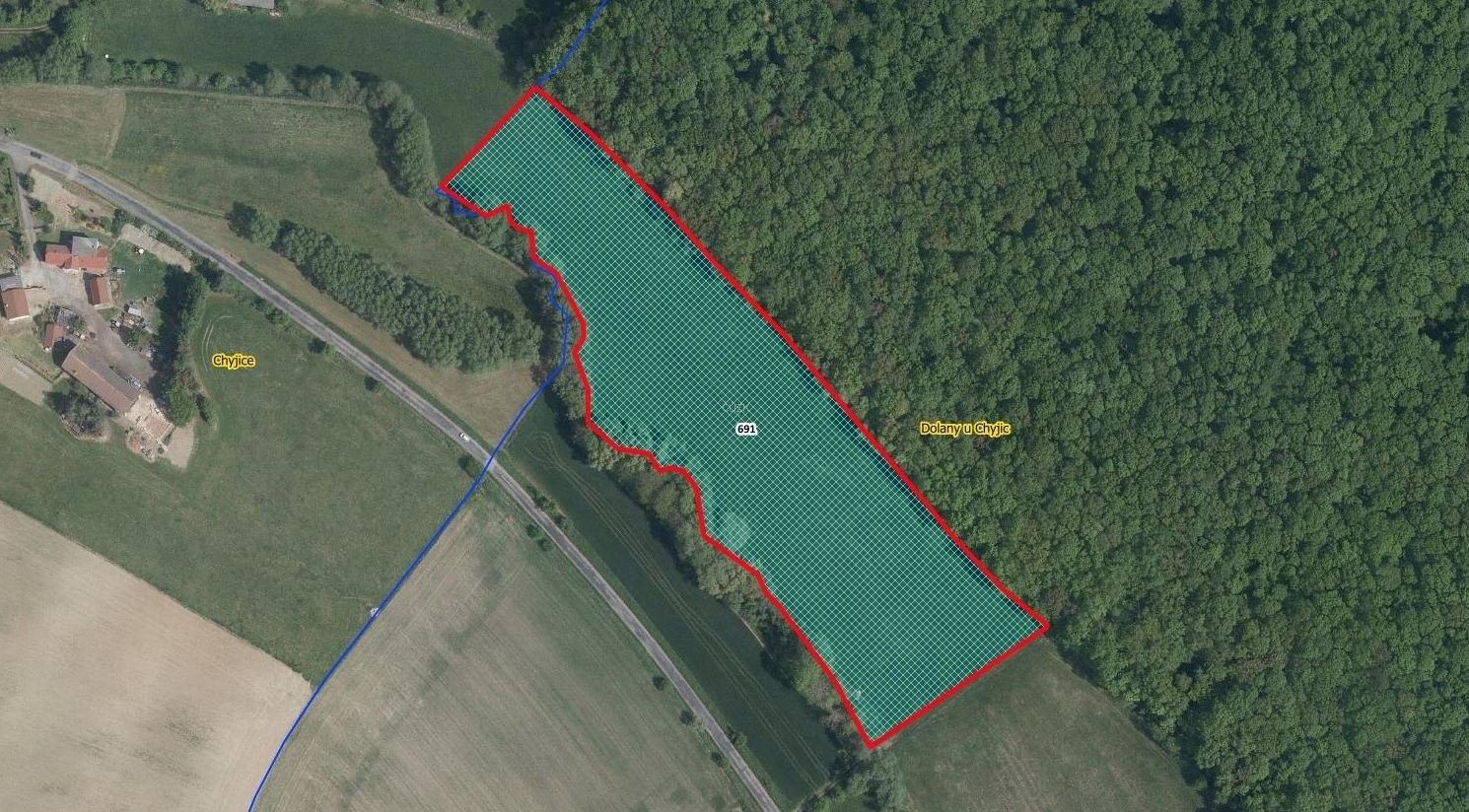 Louky, Jičíněves, 20 868 m²
