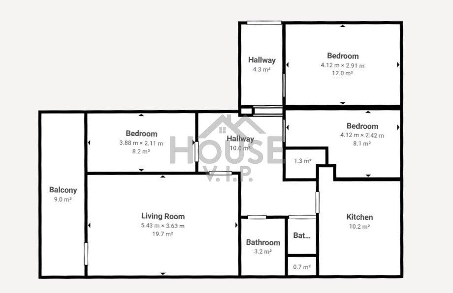 Prodej byt 4+1 - Praha, 155 00, 82 m²