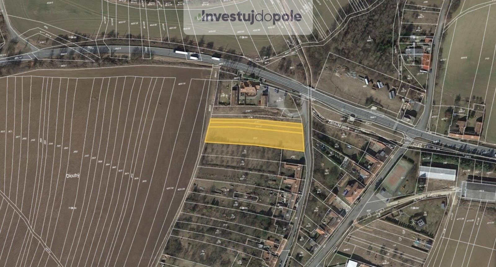 Pozemky pro bydlení, Kožušice, 3 319 m²