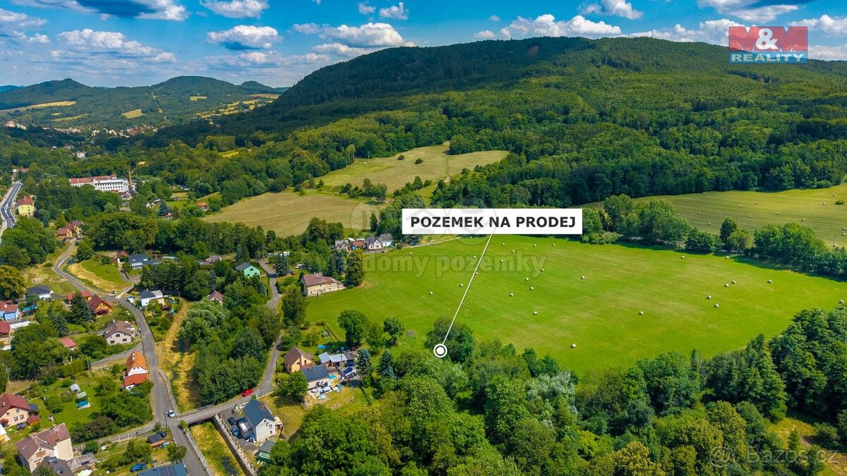 Prodej pozemek pro bydlení - Modrá u Děčína, 407 02, 1 760 m²