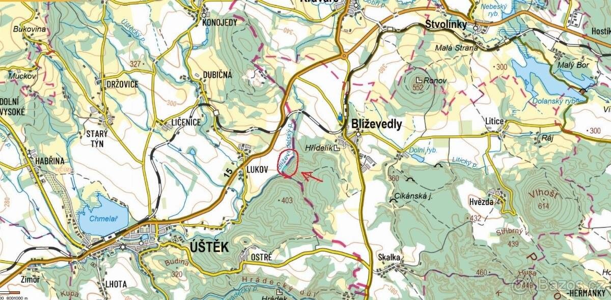Prodej les - Česká Lípa, 470 02, 2 439 m²