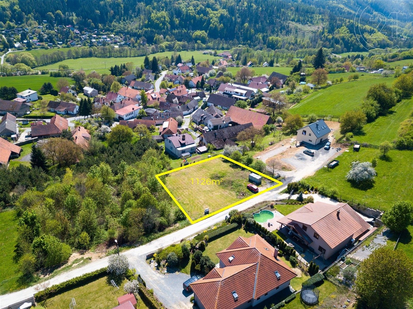 Pozemky pro bydlení, Vlkančice, 1 126 m²