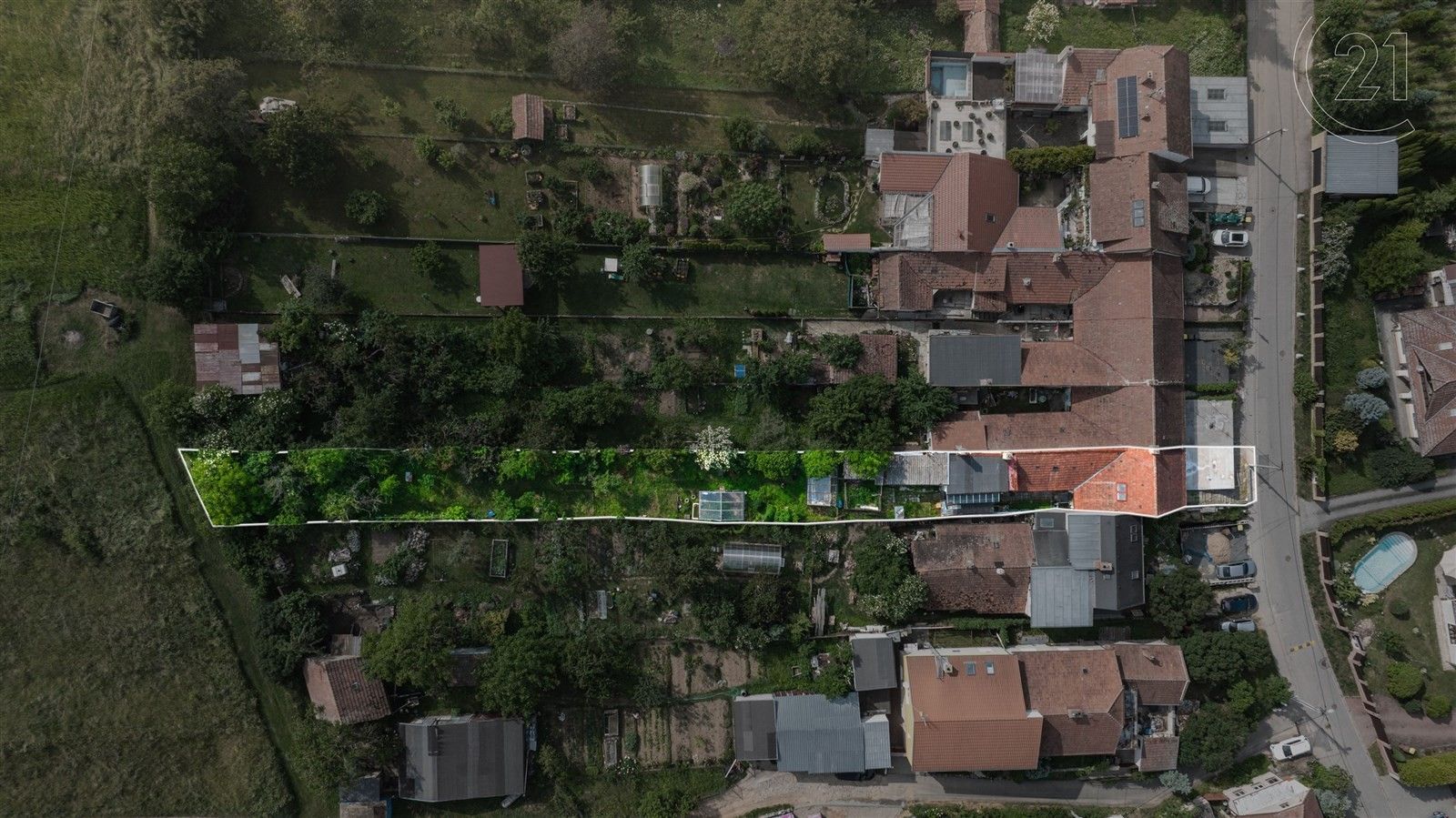 Pozemky pro bydlení, Kopaniny, Popůvky, 721 m²
