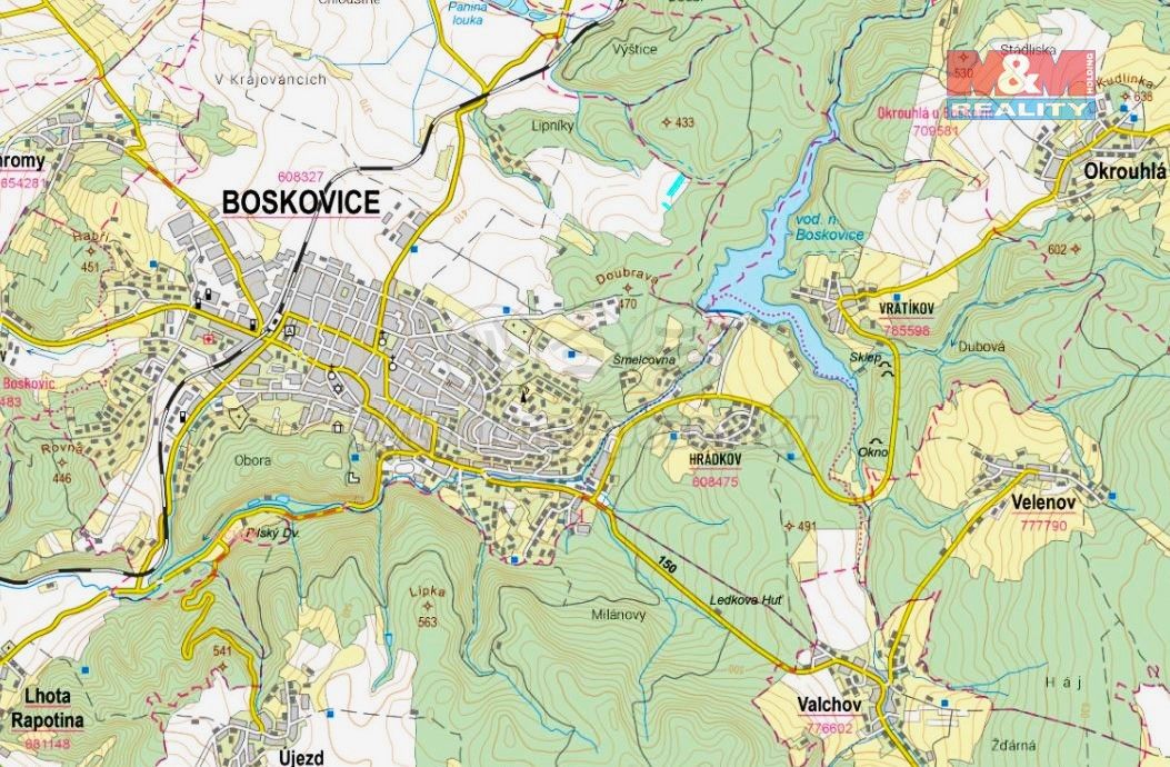 Prodej zemědělský pozemek - Boskovice, 680 01, 1 418 m²