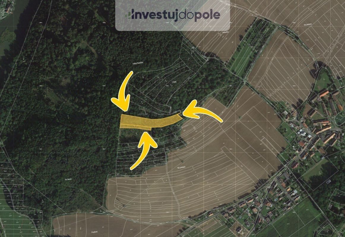 Prodej les - Ptenín, 5 764 m²