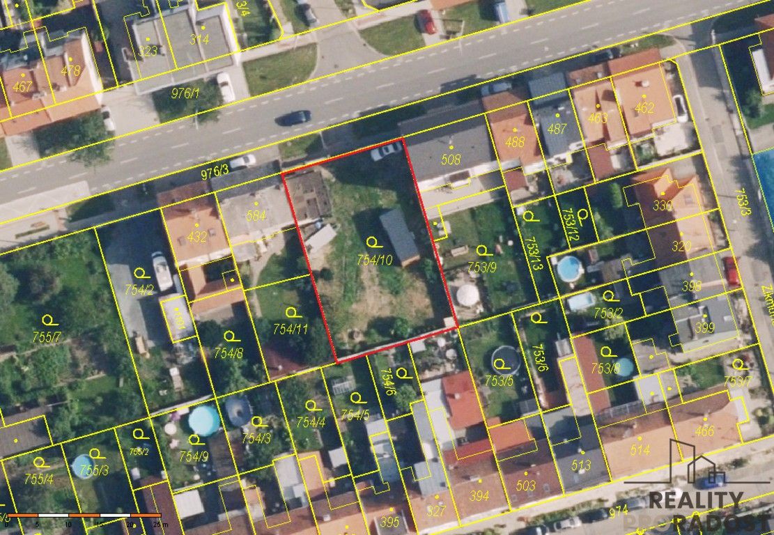 Pozemky pro bydlení, Prostějov, 652 m²