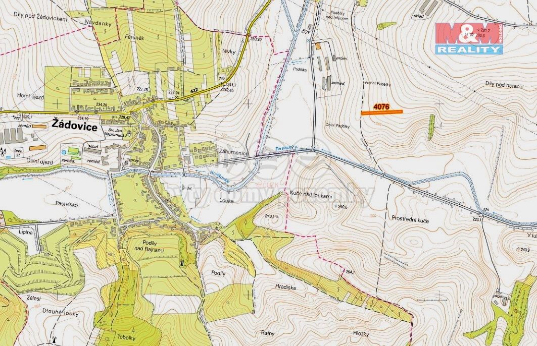 Prodej zemědělský pozemek - Ježov, 696 48, 819 m²