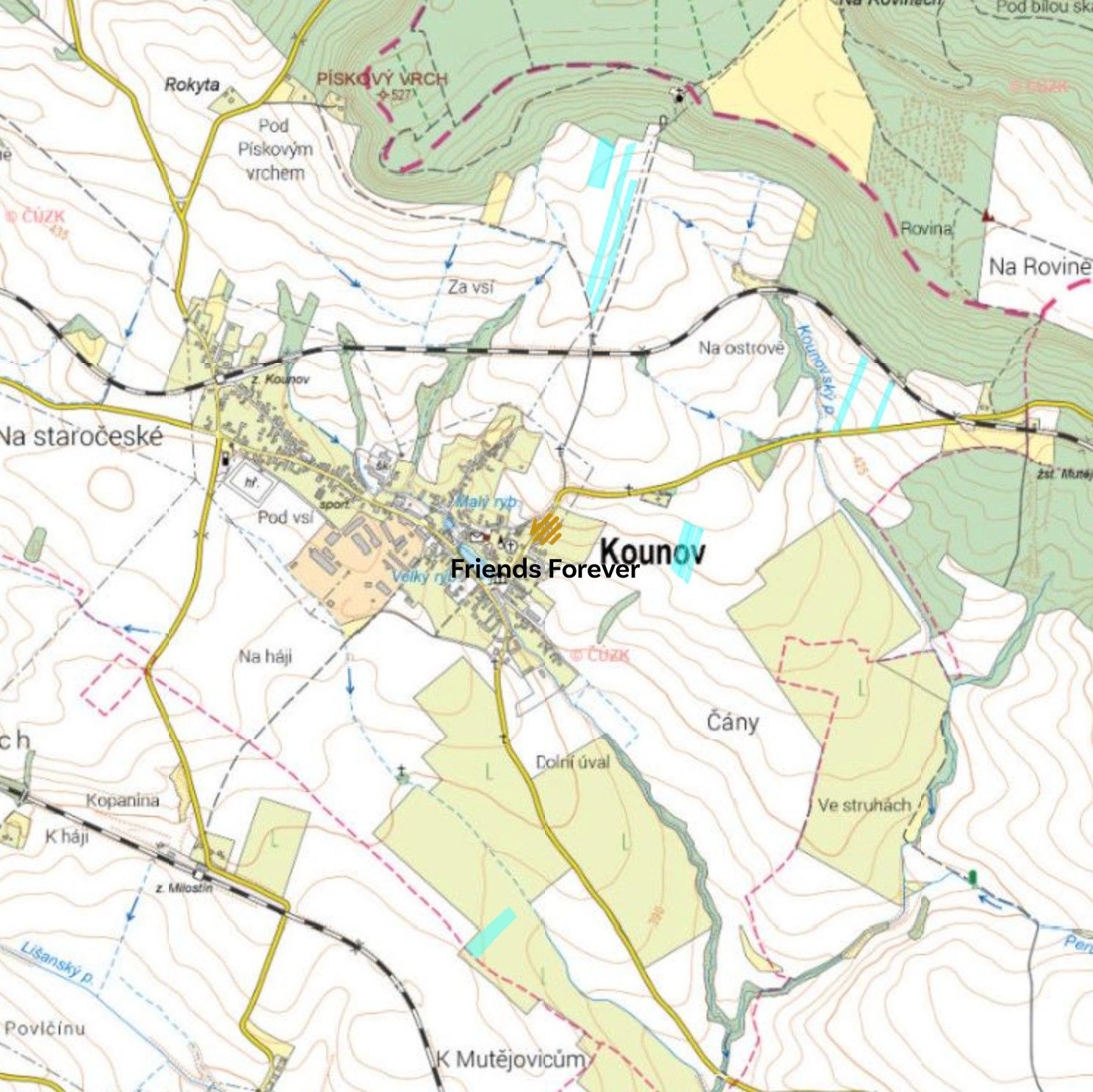 Zemědělské pozemky, Kounov, 47 179 m²