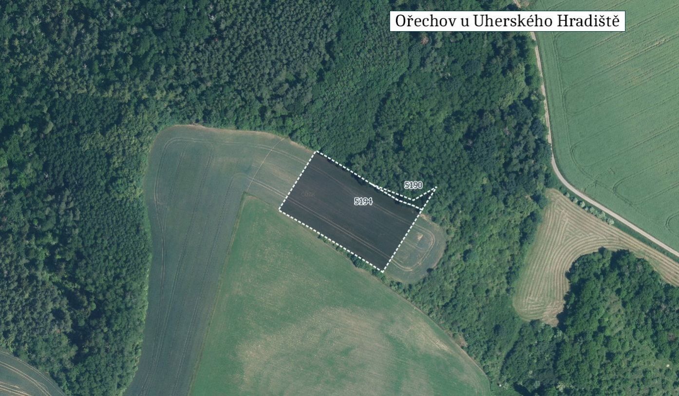Zemědělské pozemky, Ořechov, 12 328 m²